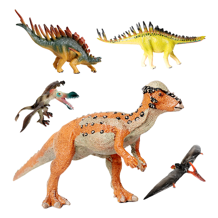 Kids Toys Reviews - プラスチック製の先史時代の恐竜動物フィギュアおもちゃ スピノサウルス ティラノサウルス プテロサウルス モササウルス リアルなシミュレーションアクションモデル