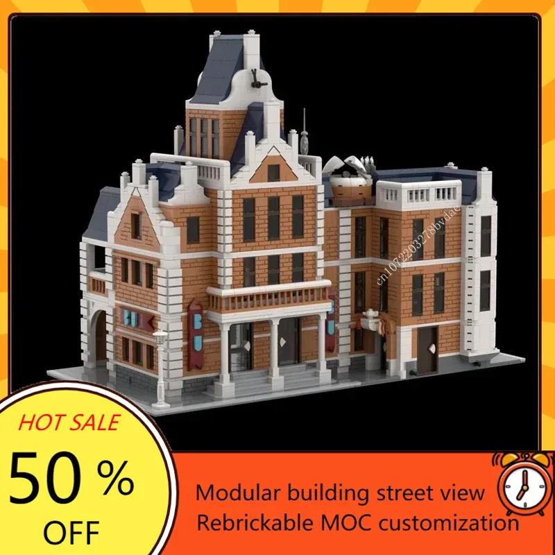 Kids Toys Xmas - 3998 個カスタマイズされた MOC モジュラー大学ストリートビューカスタムパズルモデルテクノロジー DIY アセンブリ誕生日子供クリスマスおもちゃギフト