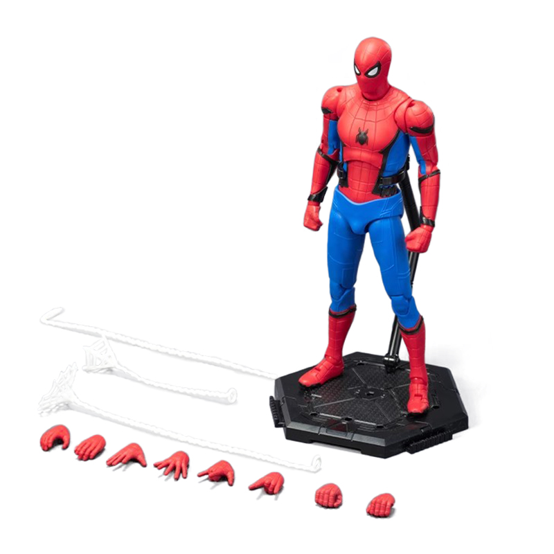 Kids Toys 3 Year Old - Fondjoy 組み立てモデル スパイダーマン スタークスーツ 関節可動アクションフィギュア 1/12