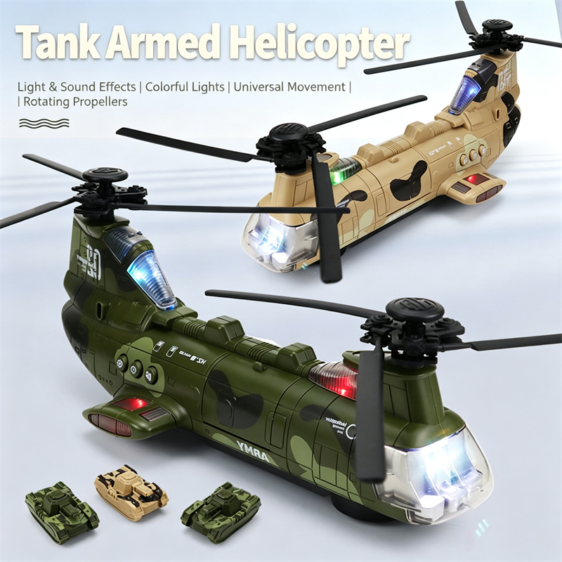 電動バンプ＆ゴー輸送機おもちゃ 360度回転 LEDライト  - Kids Toys Xmas のレビューと価格