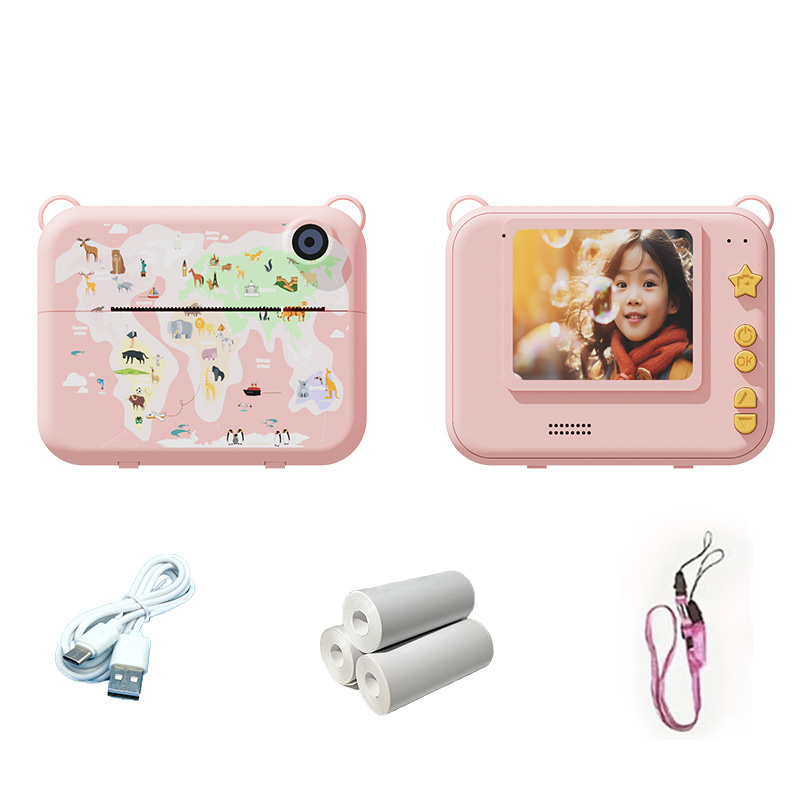キッズインスタントプリントカメラ 1080p高画質デュアルカ - Kids Toys 3 Year Old のレビューと価格