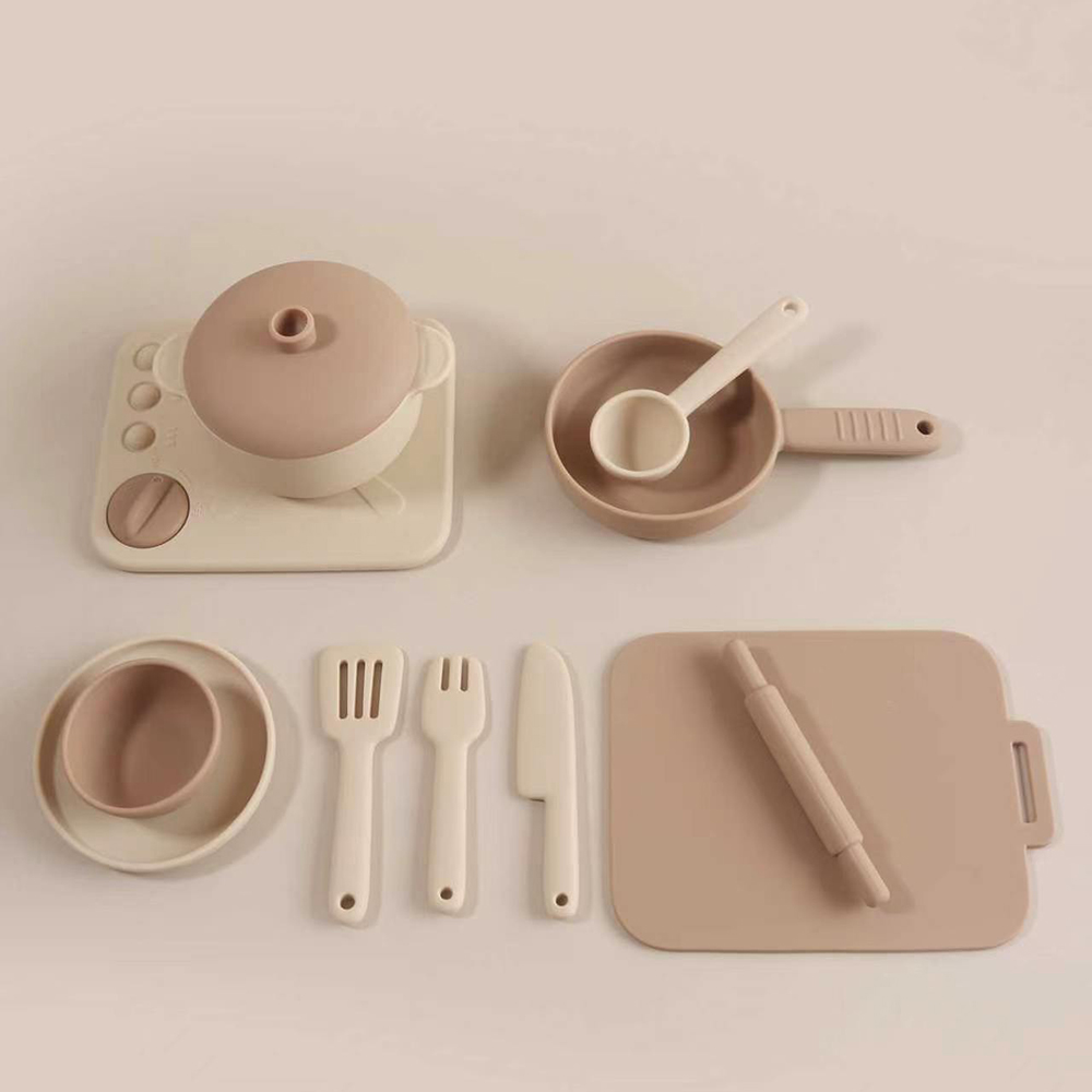12個入り、子供向けごっこ遊び用キッチンおもちゃセット。シリ - Kids Toys Kitchen Set のレビューと価格