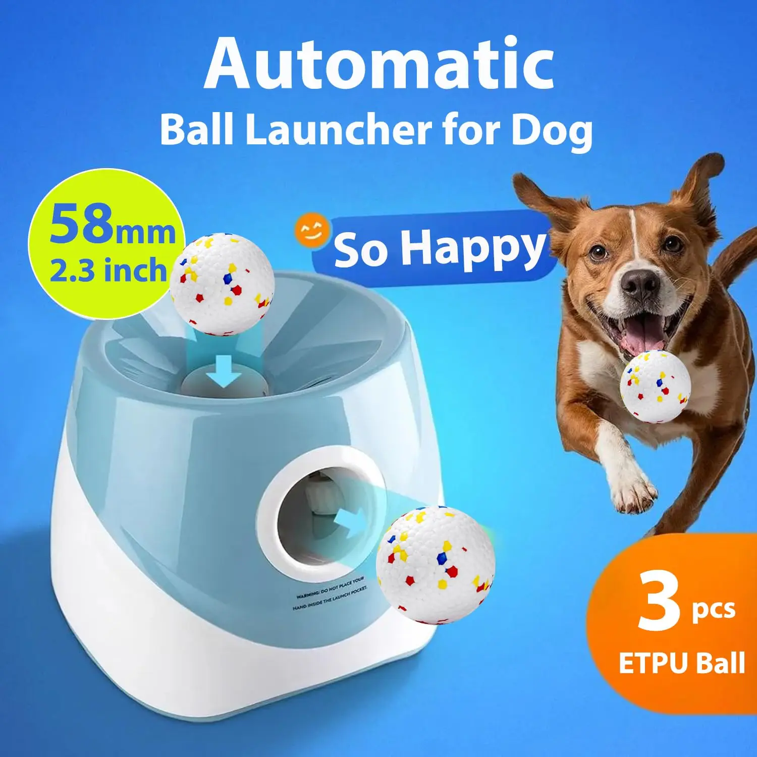 犬用テニスボールランチャー 犬が追いかける自動おもちゃ 自動 - Catapult Launcher Toy のレビューと価格