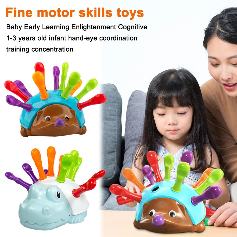 ハリネズミスタッキングおもちゃ 子供用おもちゃ 色分類 微細 - Kids Toys 3 Year Old のレビューと価格
