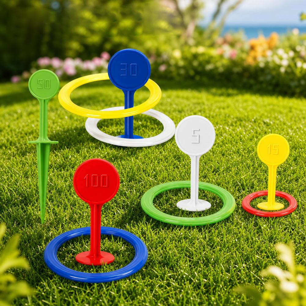 子供用プラスチック製ゲームセット、屋外芝生・ビーチ・庭用スポ - Kids Yard Toys のレビューと価格